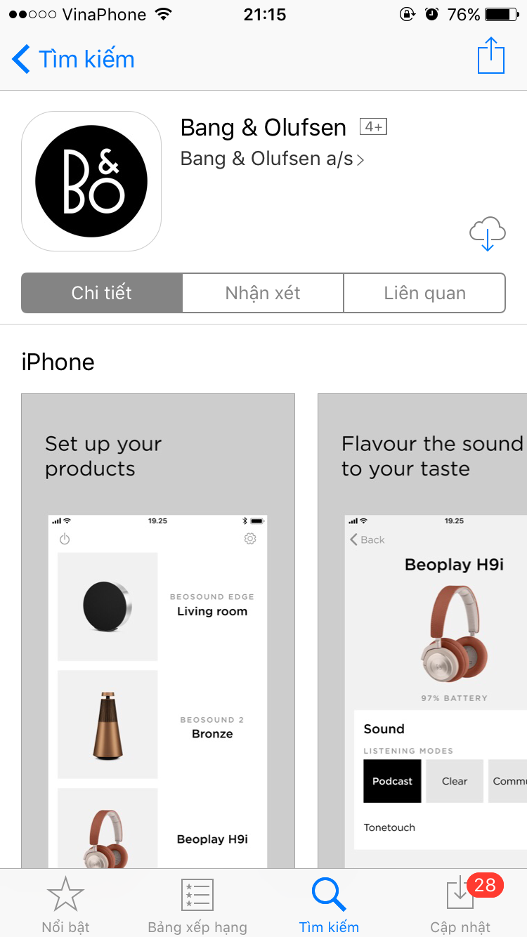 Hướng dẫn sử dụng Beoplay App Hướng dẫn sử dụng Beoplay App