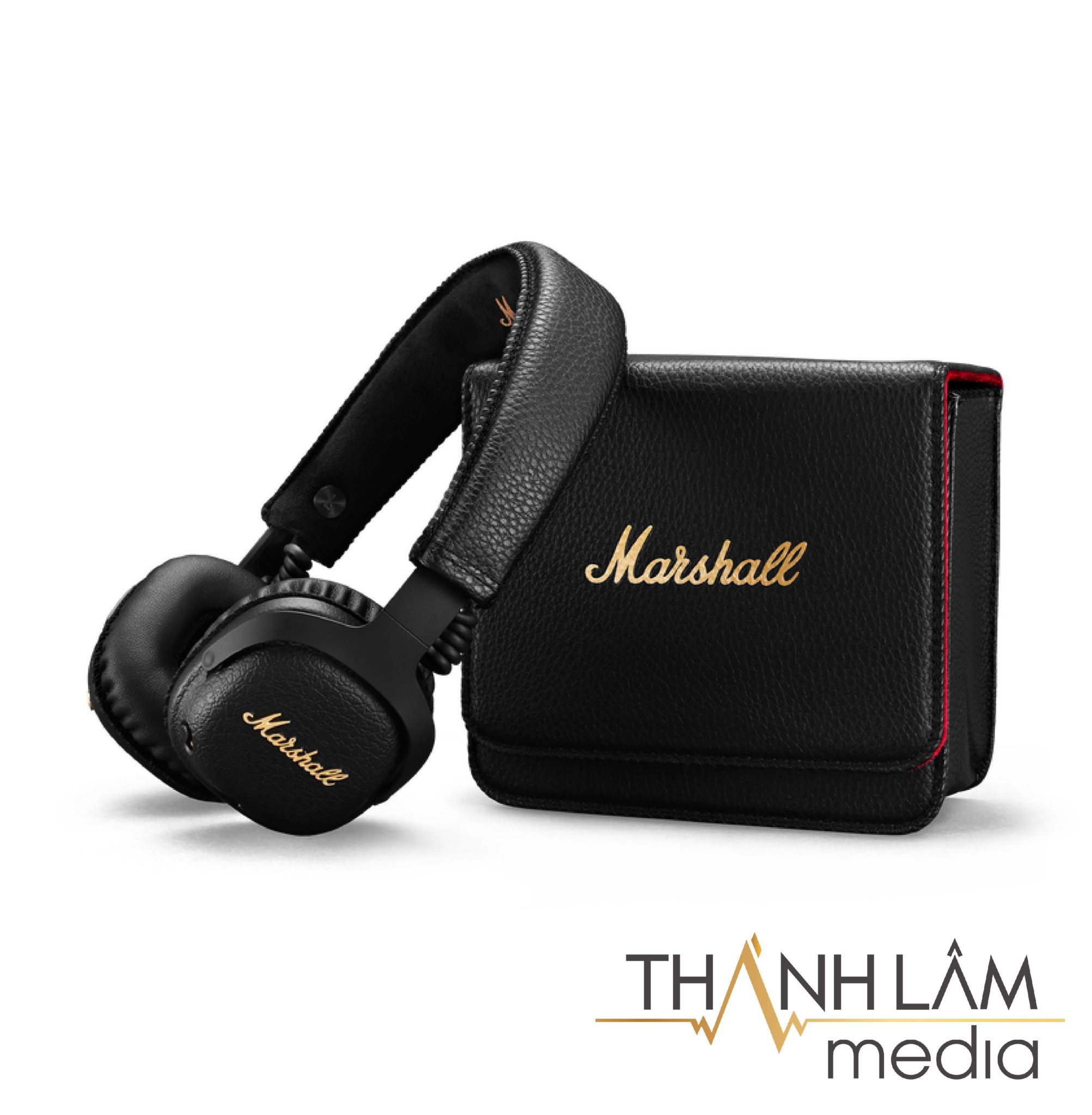 Tai nghe Marshall Mid A.N.C được trang bị mic để triệt tiêu hoàn toàn âm thanh tạp âm bên ngoài