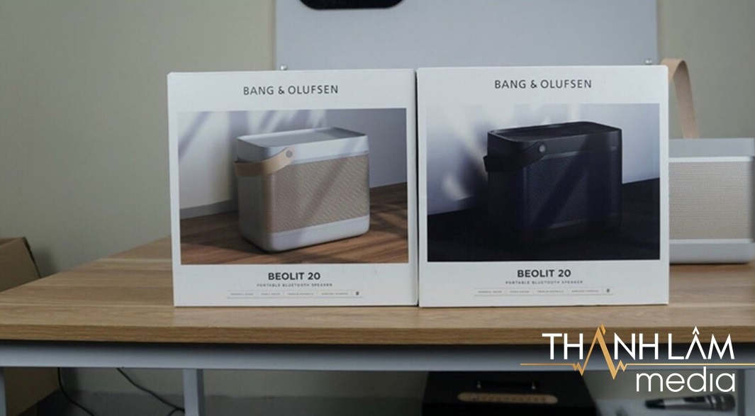 Hình ảnh đóng hộp hoàn chỉnh của loa B&O Beolit 20