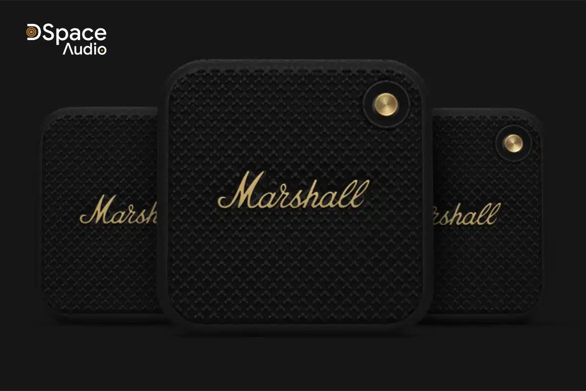 Marshall Willen sở hữu thiết kế vuông vức nhỏ gọn (khoảng 101,6 x 100,5 x 40 mm), trọng lượng chỉ 310g, dễ dàng cầm bằng một tay hoặc bỏ túi áo, balo