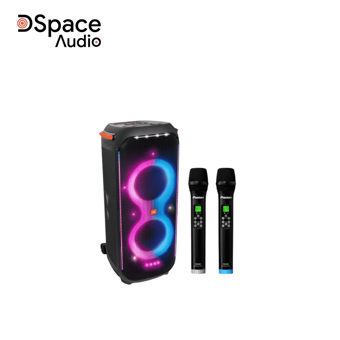Combo loa JBL Partybox 710 với mic PASION ECHO không dây
