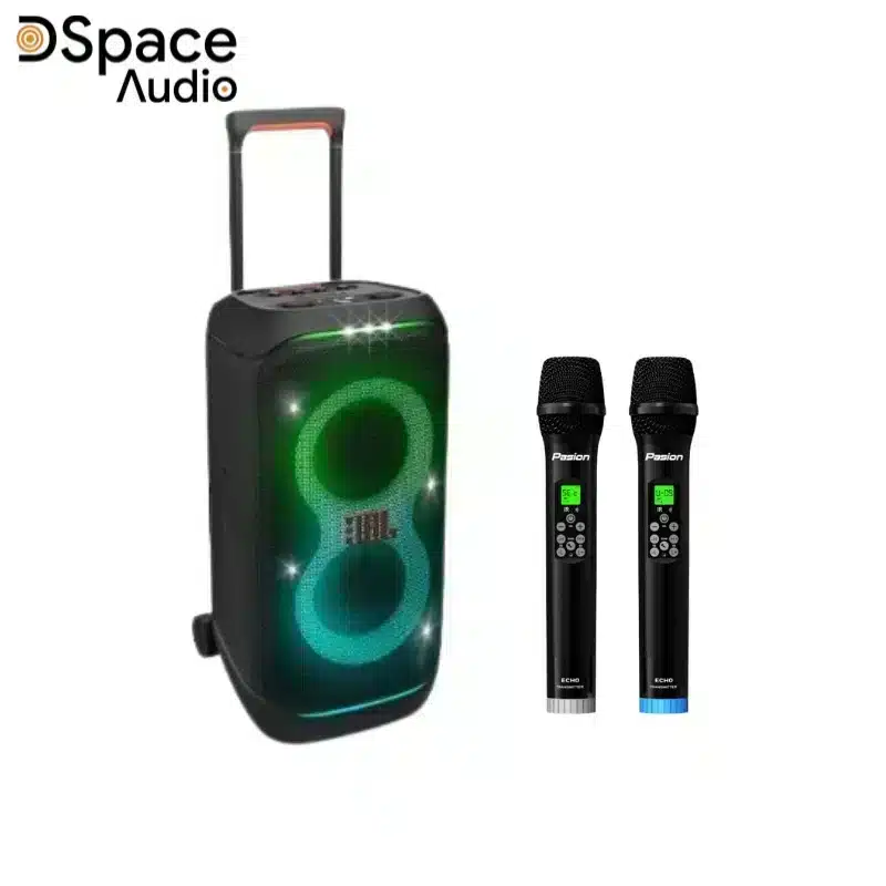 Combo loa JBL Partybox 320 với Micro PASION ECHO Không Dây