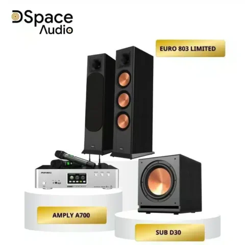 Combo KR803S: Euro 803 + Amply A700 + Sub D30