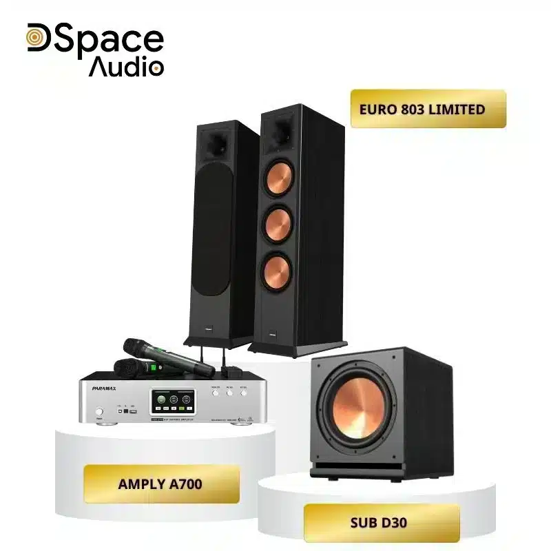 Combo KR803S: Euro 803 + Amply A700 + Sub D30