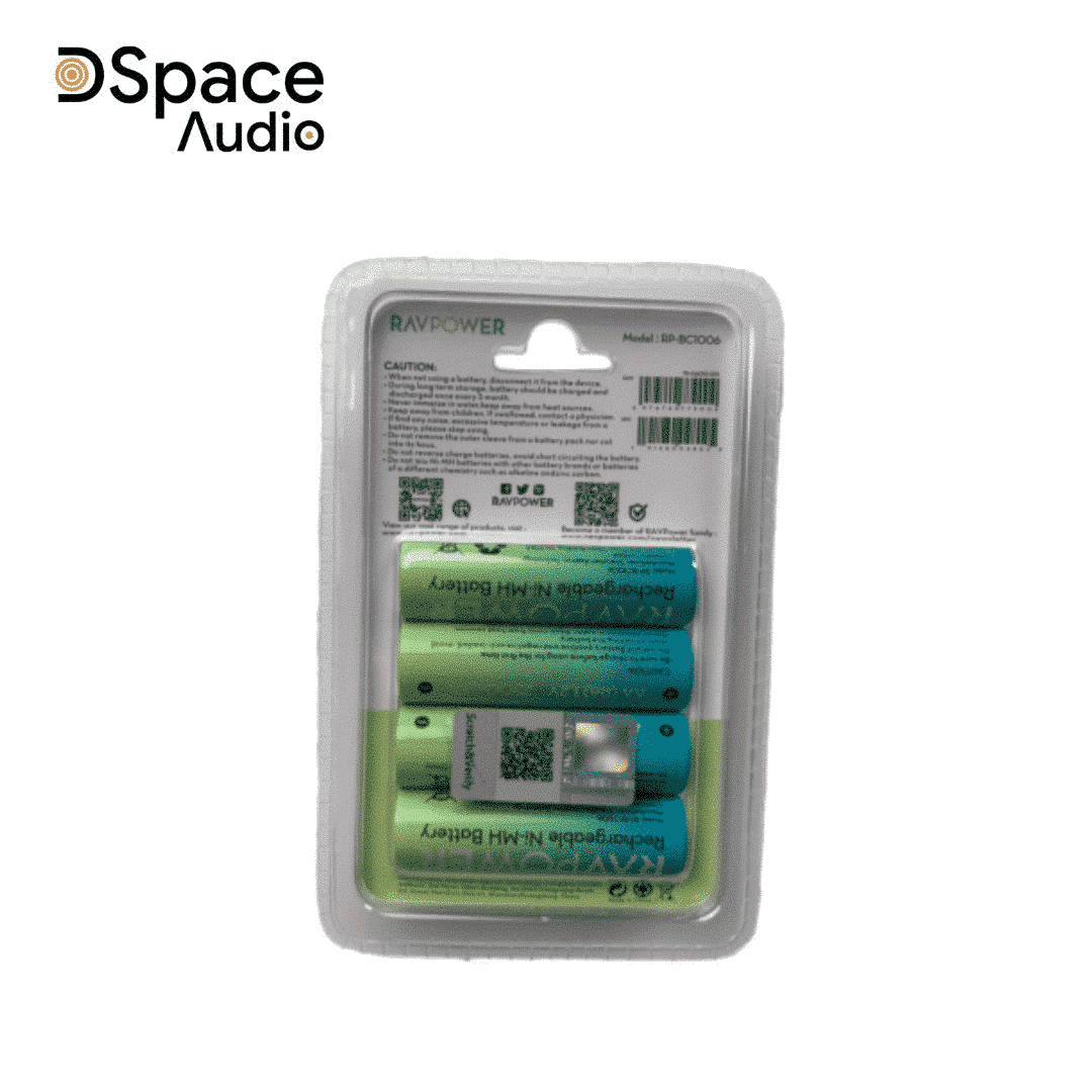 Combo pin + đế sạc RAVPower 1.2V AA Ni-MH 2500mA - Ảnh 2
