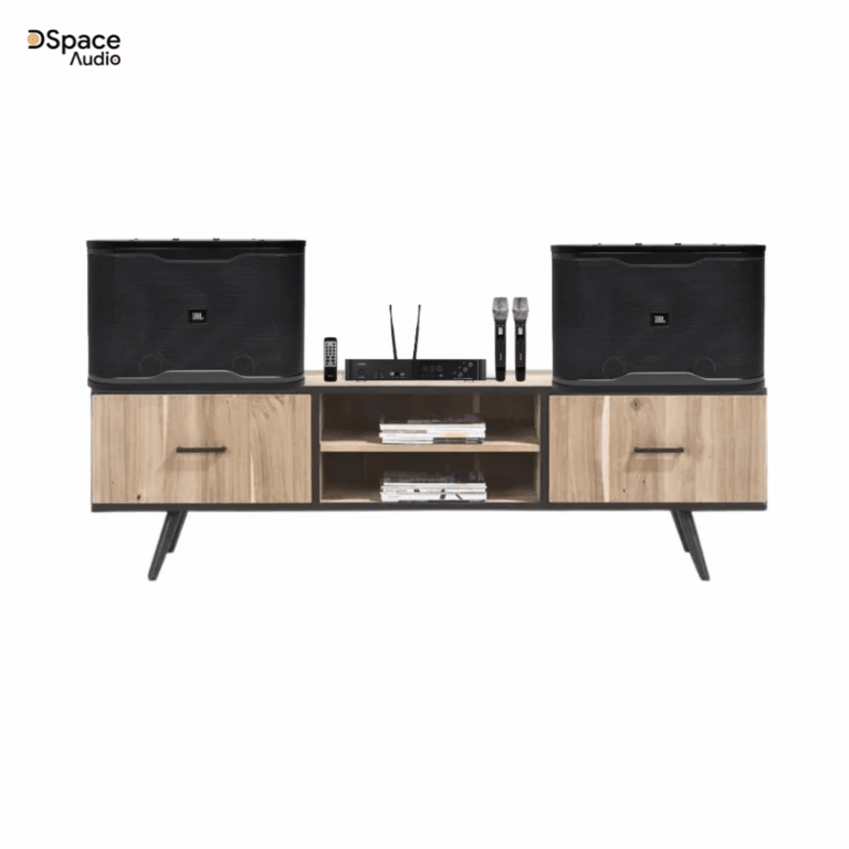Combo Karaoke JBL RM210 + Sub Klipsch R-8SW + Vang số Sumico SU910